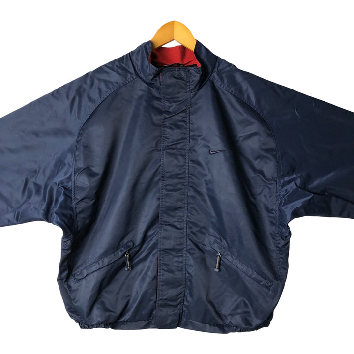 90'S Nike Nylon Jacket Men's XL Nylon navy blue type Vintage Second Hand
