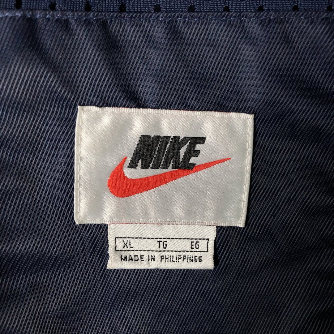 90'S Nike Nylon Jacket Men's XL Nylon navy blue type Vintage Second Hand