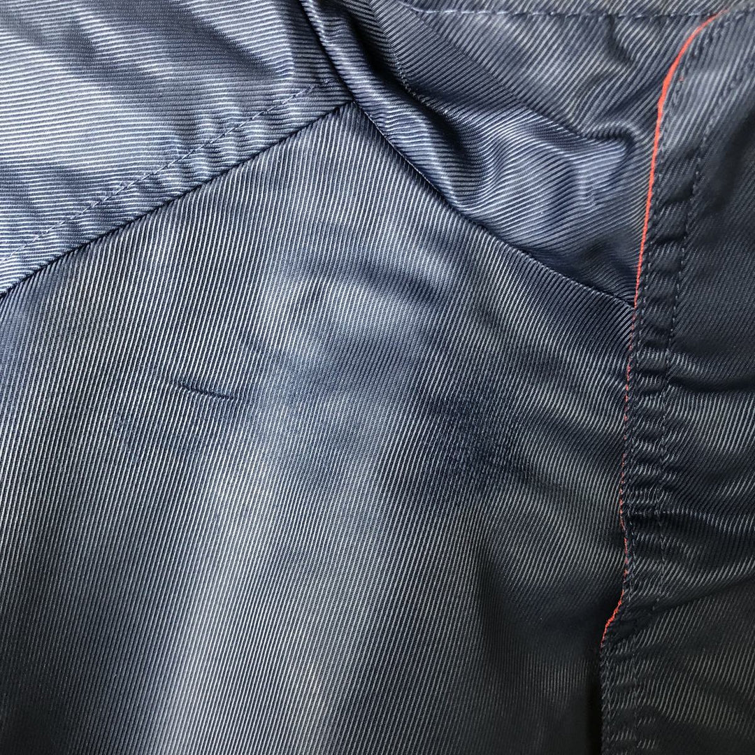 90'S Nike Nylon Jacket Men's XL Nylon navy blue type Vintage Second Hand