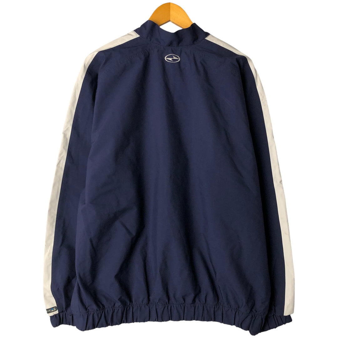 Nike Half-Zip Windbreaker, Men's XL polyester navy blue type Vintage Second Hand