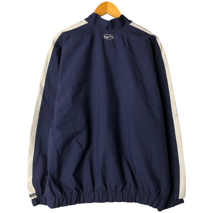 Nike Half-Zip Windbreaker, Men's XL polyester navy blue type Vintage Second Hand