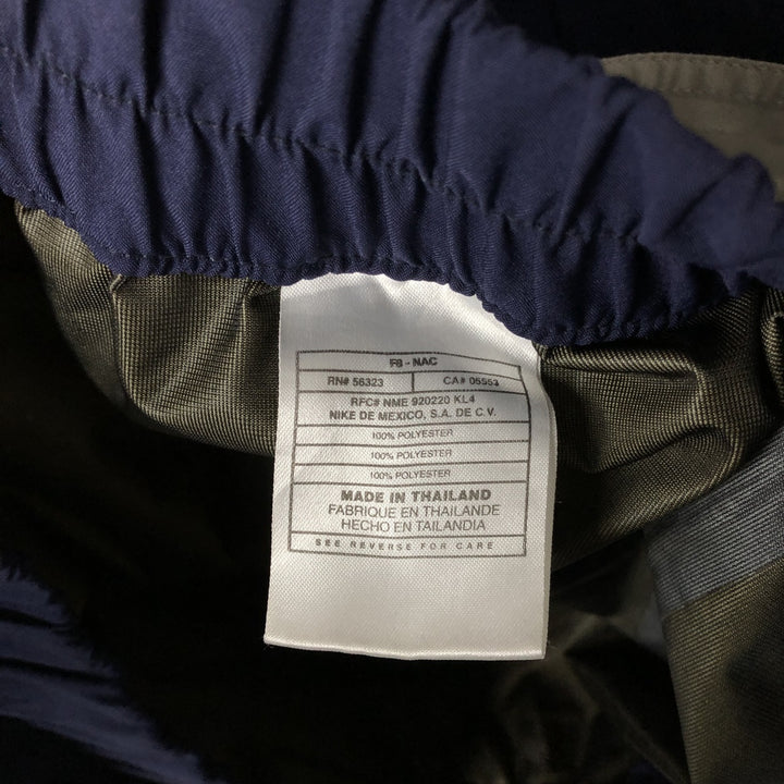 Nike Half-Zip Windbreaker, Men's XL polyester navy blue type Vintage Second Hand