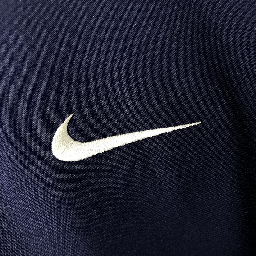 Nike Half-Zip Windbreaker, Men's XL polyester navy blue type Vintage Second Hand