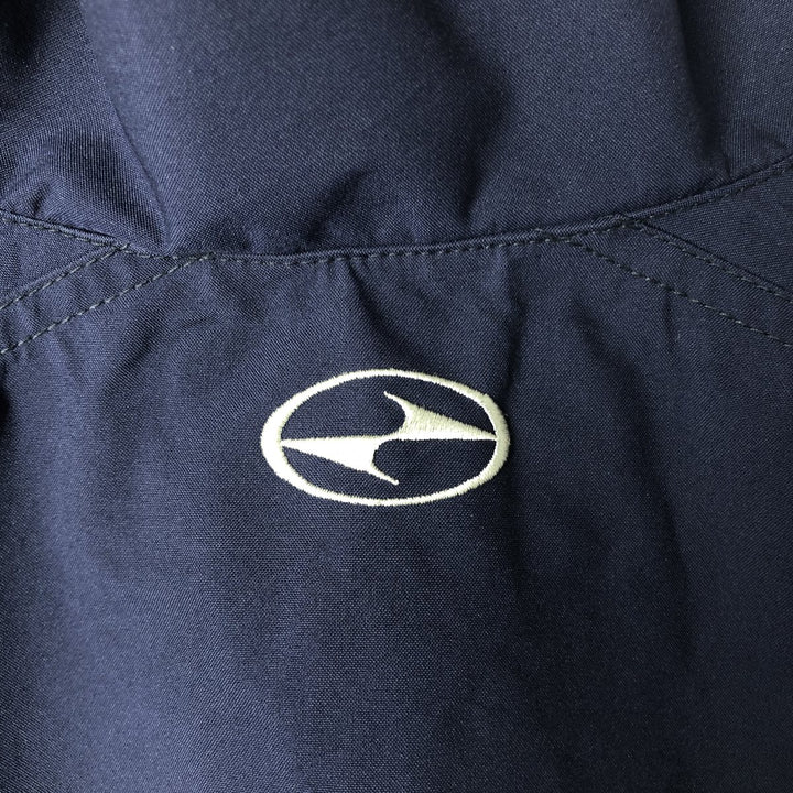 Nike Half-Zip Windbreaker, Men's XL polyester navy blue type Vintage Second Hand