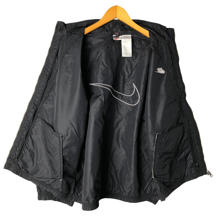 90'S Nike NIKE Nylon Jacket Men's M Size Vintage cotton black type Vintage Second Hand
