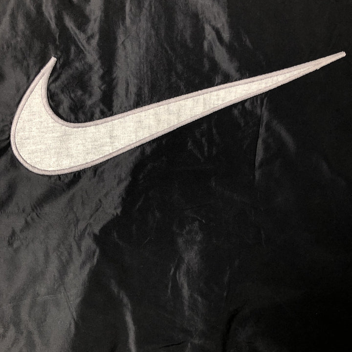 90'S Nike NIKE Nylon Jacket Men's M Size Vintage cotton black type Vintage Second Hand