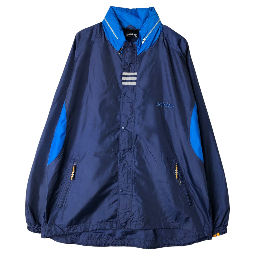 90'S Adidas Windbreaker Men's XL Vintage polyester navy blue type Vintage Second Hand