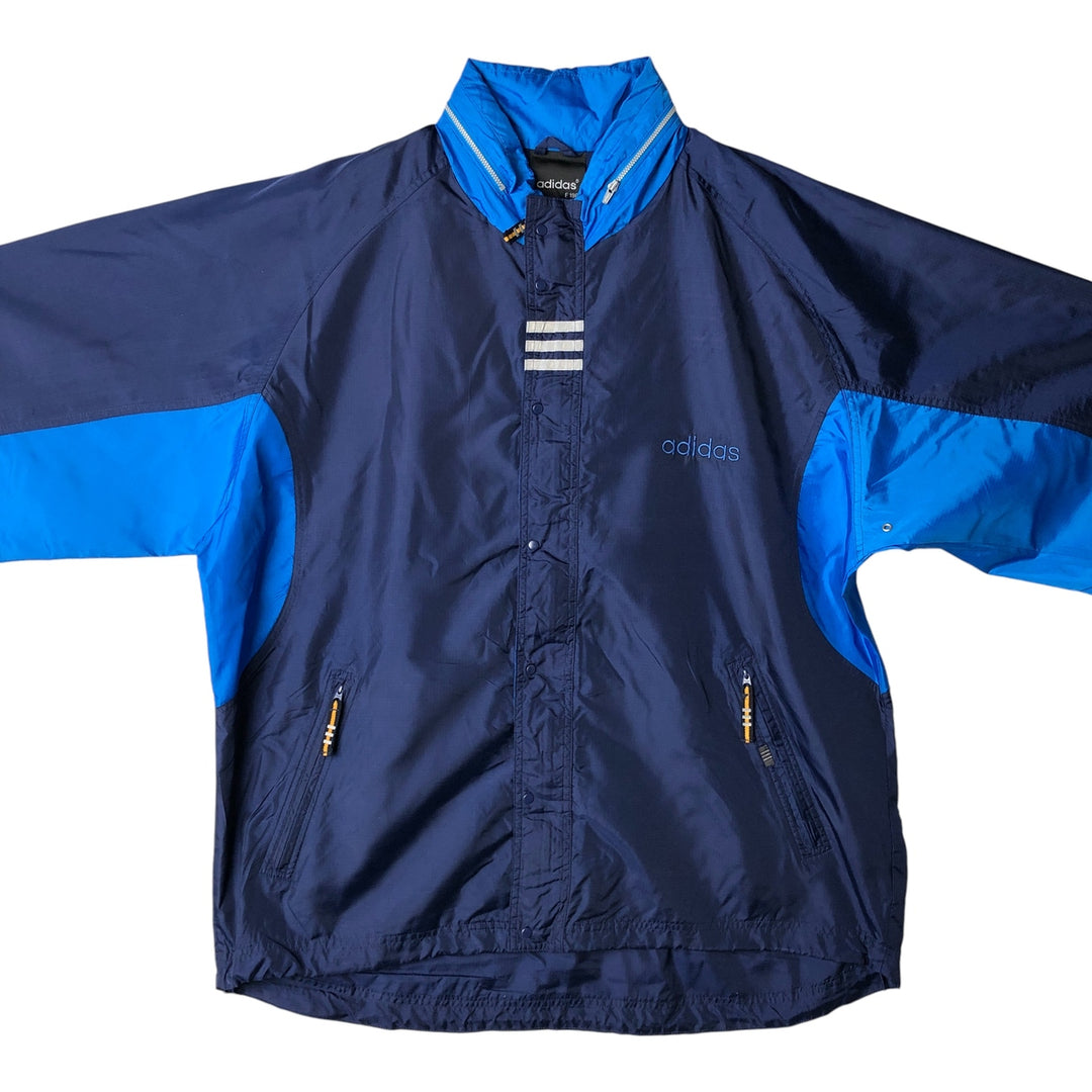 90'S Adidas Windbreaker Men's XL Vintage polyester navy blue type Vintage Second Hand