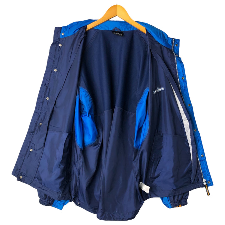 90'S Adidas Windbreaker Men's XL Vintage polyester navy blue type Vintage Second Hand