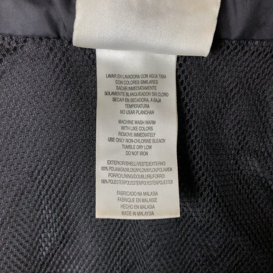 90'S Adidas Back Logo Nylon Jacket Men's XL Vintage Nylon black type Vintage Second Hand