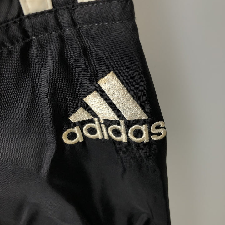 90'S Adidas Back Logo Nylon Jacket Men's XL Vintage Nylon black type Vintage Second Hand