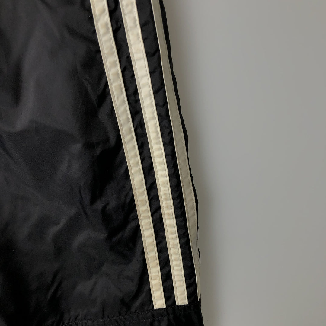 90'S Adidas Back Logo Nylon Jacket Men's XL Vintage Nylon black type Vintage Second Hand