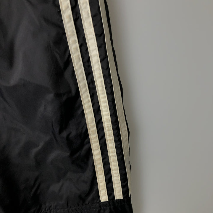 90'S Adidas Back Logo Nylon Jacket Men's XL Vintage Nylon black type Vintage Second Hand