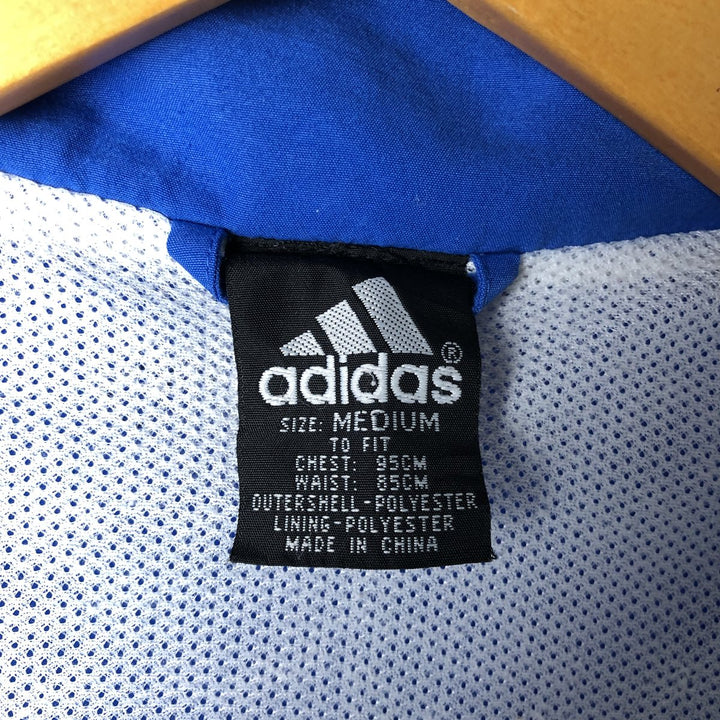 90'S Adidas Windbreaker Men's M Size Vintage polyester blue type Vintage Second Hand