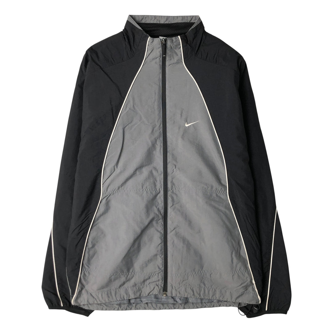 2000'S Nike Athletic 72 Windbreaker, Men's Size L unclear black type Vintage Second Hand