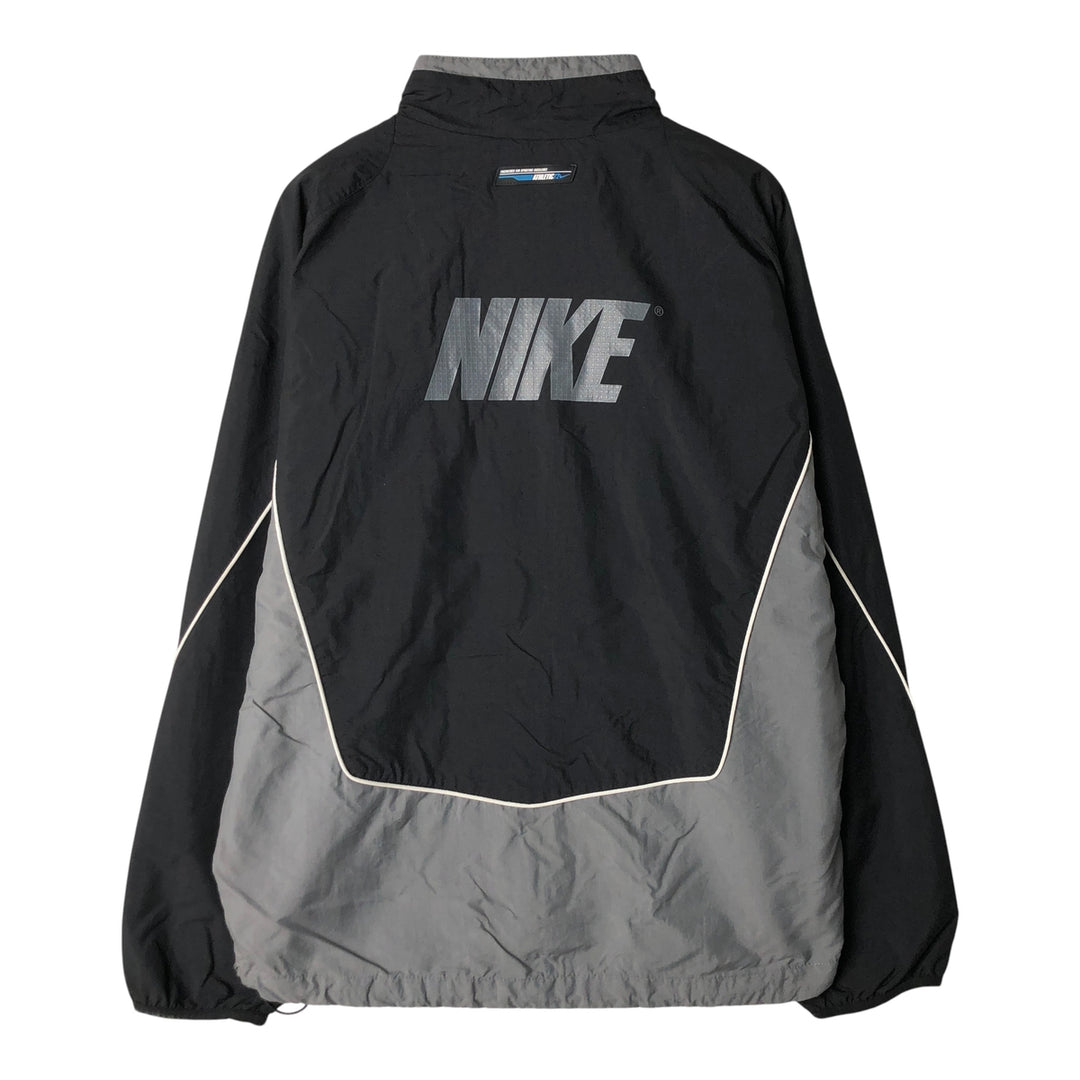 2000'S Nike Athletic 72 Windbreaker, Men's Size L unclear black type Vintage Second Hand
