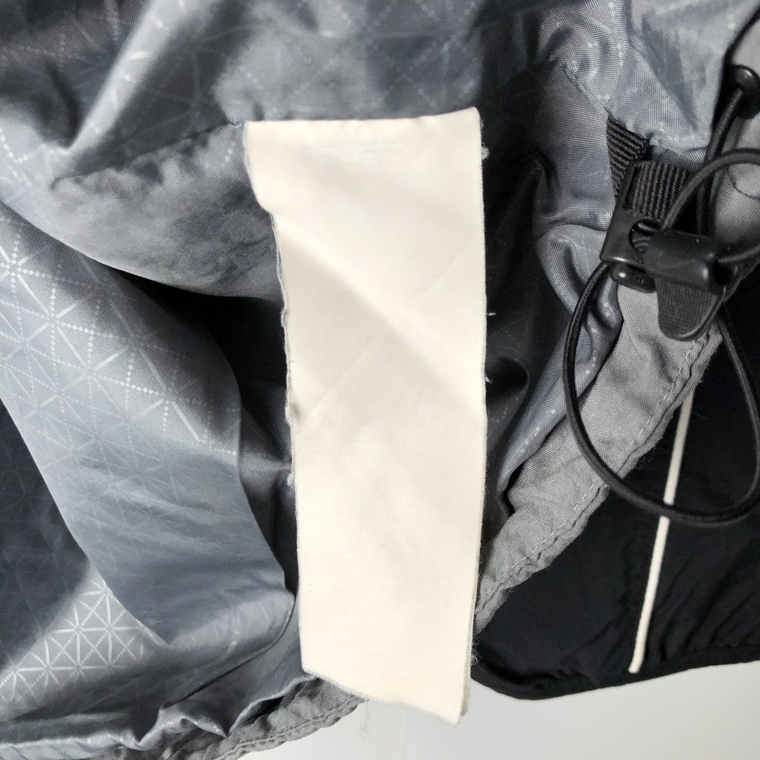 2000'S Nike Athletic 72 Windbreaker, Men's Size L unclear black type Vintage Second Hand