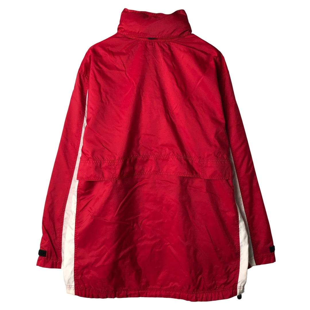 Vintage 90'S Nike half-zip nylon pullover, men's size L Nylon red type Vintage Second Hand