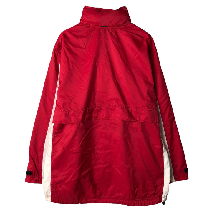 Vintage 90'S Nike half-zip nylon pullover, men's size L Nylon red type Vintage Second Hand