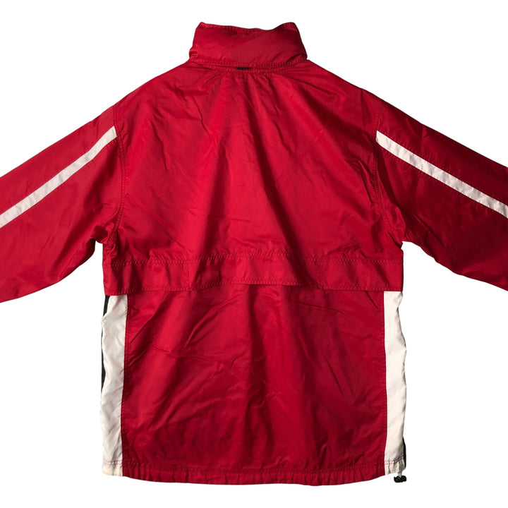Vintage 90'S Nike half-zip nylon pullover, men's size L Nylon red type Vintage Second Hand