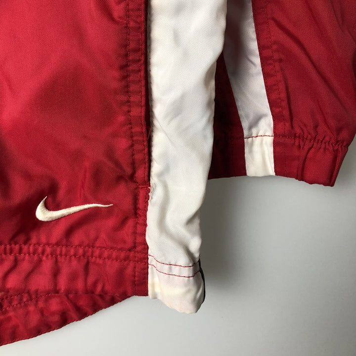 Vintage 90'S Nike half-zip nylon pullover, men's size L Nylon red type Vintage Second Hand