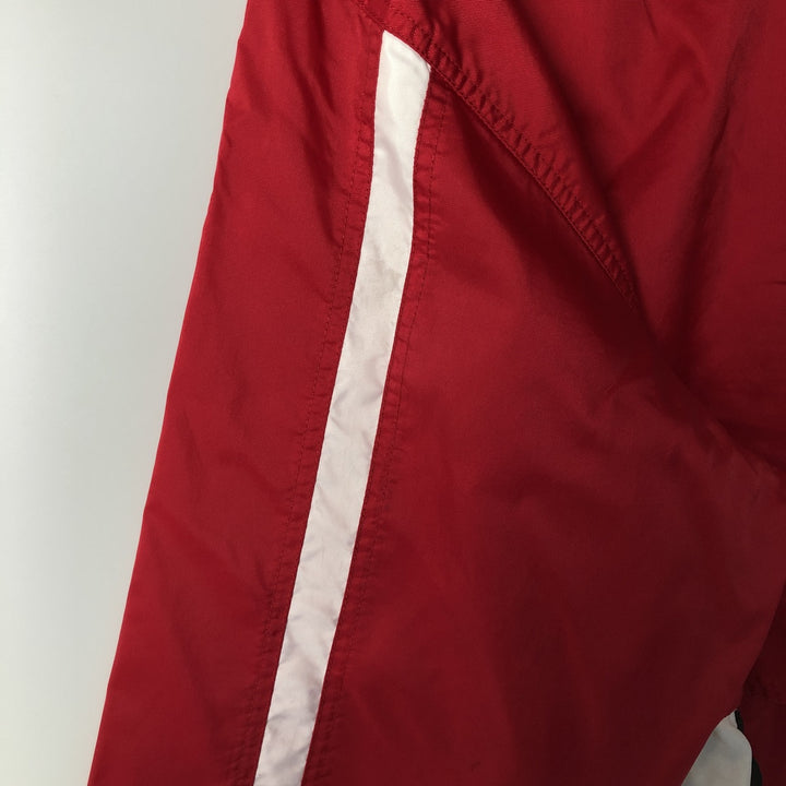 Vintage 90'S Nike half-zip nylon pullover, men's size L Nylon red type Vintage Second Hand