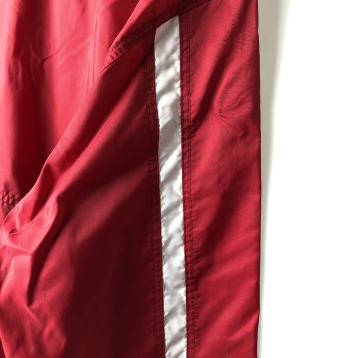 Vintage 90'S Nike half-zip nylon pullover, men's size L Nylon red type Vintage Second Hand