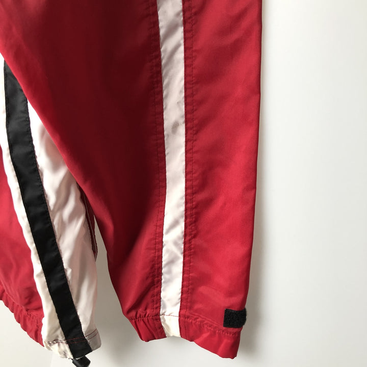Vintage 90'S Nike half-zip nylon pullover, men's size L Nylon red type Vintage Second Hand