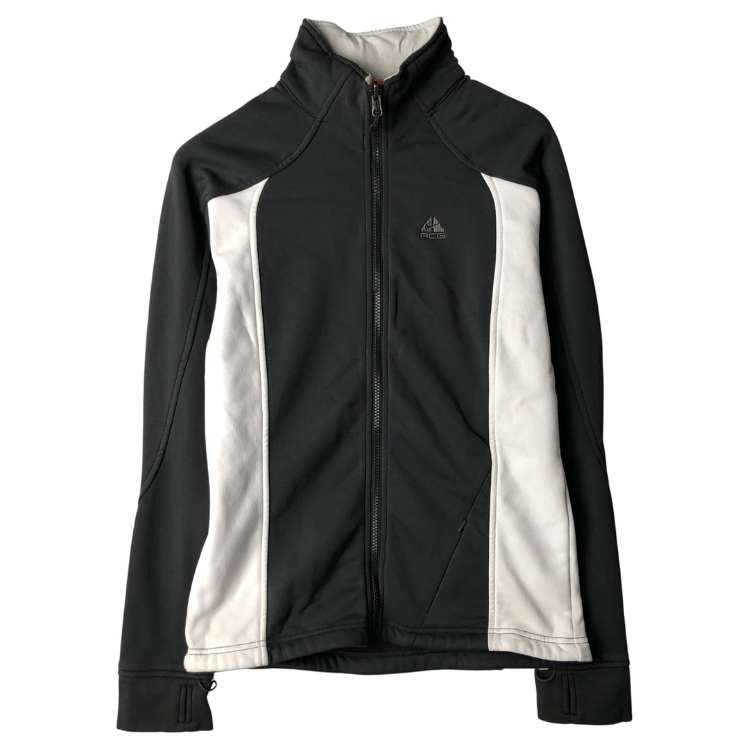 Nike ACG THERMAL LAYER 2 Windbreaker, Men's Size Medium polyester Charcoal Vintage Second Hand