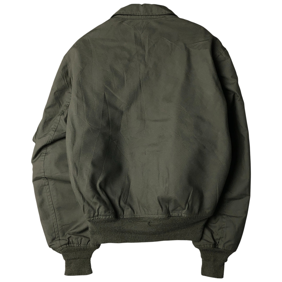 Authentic US military CWU-36P military flight jacket, made in USA, size LARGE (1942-1944), equivalent to men's L Aramid Khaki type Vintage Second Hand