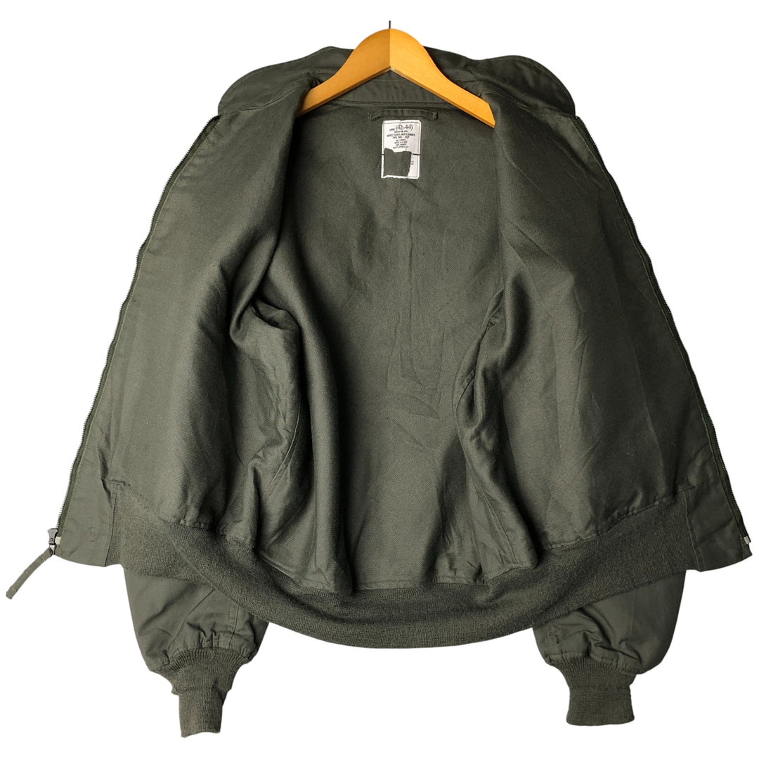 Authentic US military CWU-36P military flight jacket, made in USA, size LARGE (1942-1944), equivalent to men's L Aramid Khaki type Vintage Second Hand