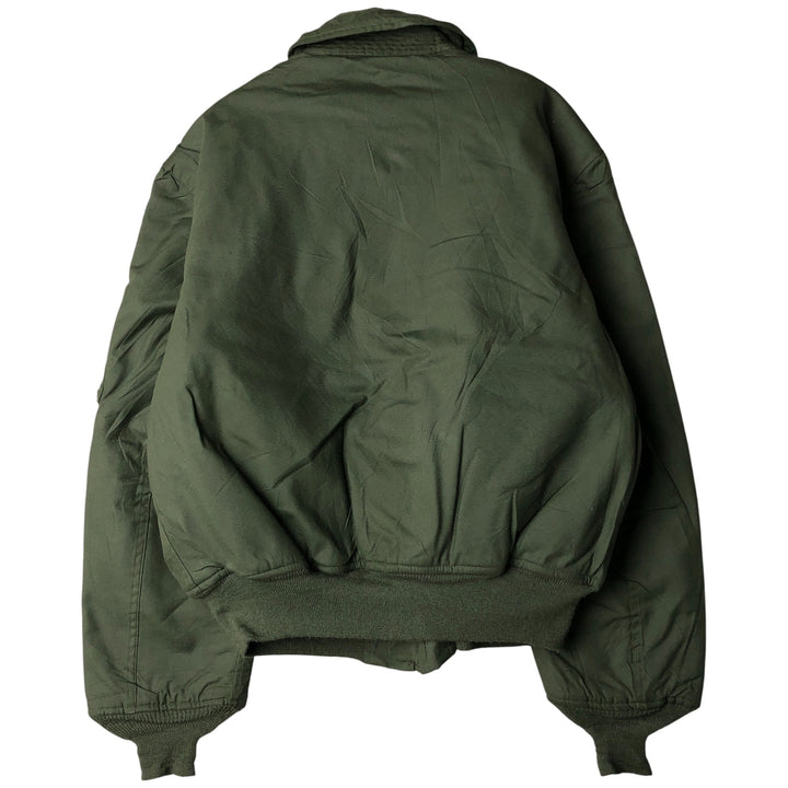 Authentic US military CWU-45P military flight jacket, made in USA, large, equivalent to men's size L unclear Khaki type Vintage Second Hand