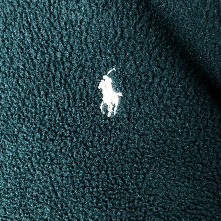 Ralph Lauren POLO by Ralph Lauren Swing Top Fleece Jacket, Men's Size Small polyester green type Vintage Second Hand