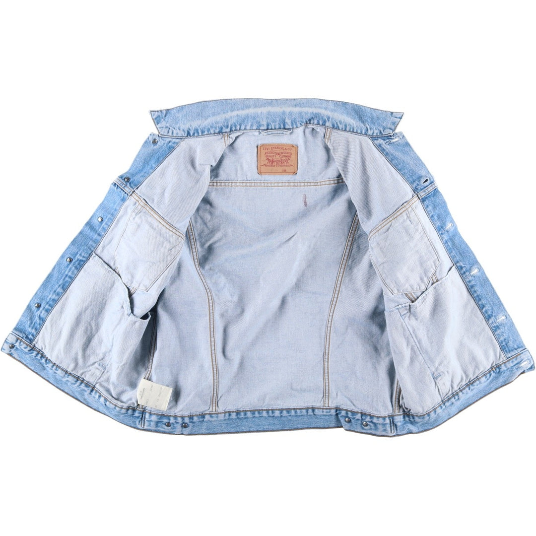 90'S Levi's 70503-0216 Denim Jacket, Men's Size XL, Vintage cotton blue type Vintage Second Hand