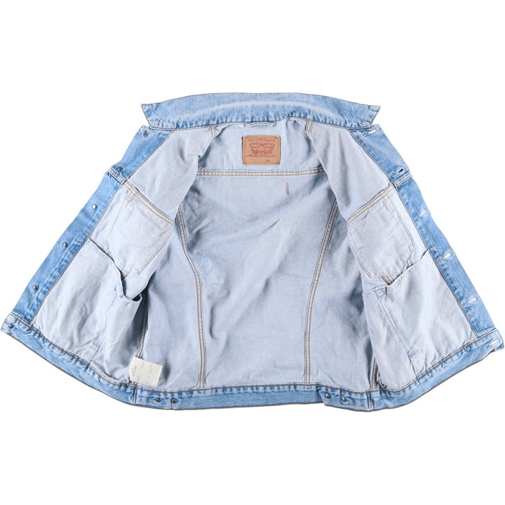 90'S Levi's 70503-0216 Denim Jacket, Men's Size XL, Vintage cotton blue type Vintage Second Hand