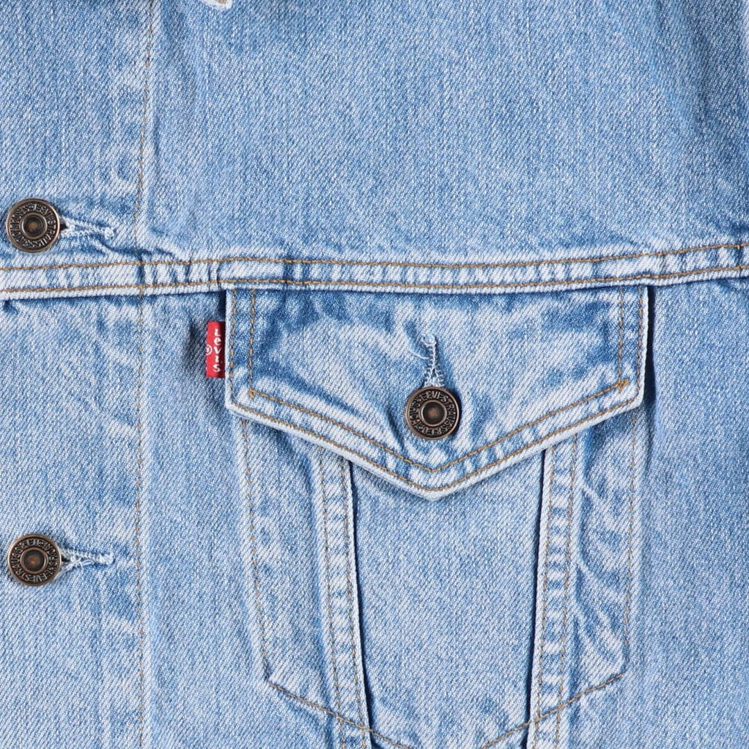 90'S Levi's 70503-0216 Denim Jacket, Men's Size XL, Vintage cotton blue type Vintage Second Hand