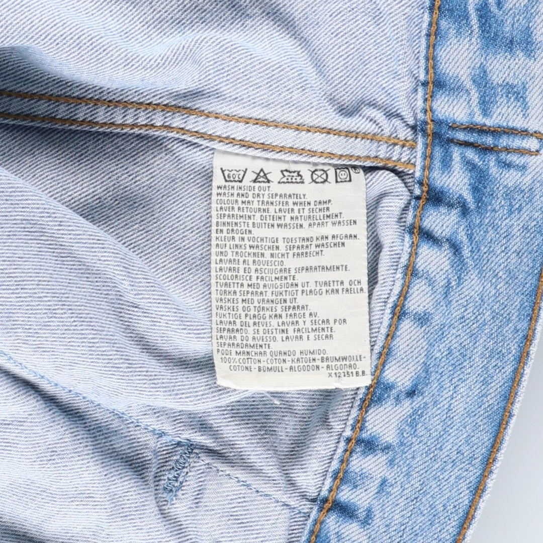 90'S Levi's 70503-0216 Denim Jacket, Men's Size XL, Vintage cotton blue type Vintage Second Hand
