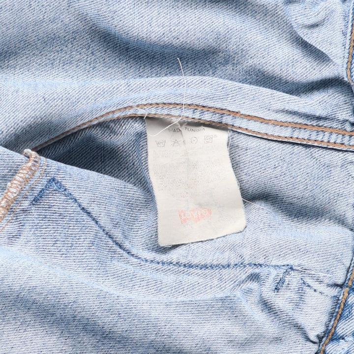 90'S Levi's 70503-0214 denim jacket, denim jacket, men's size L, vintage unclear blue type Vintage Second Hand
