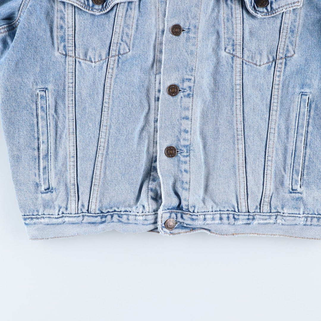 90'S Levi's 70503-0214 denim jacket, denim jacket, men's size L, vintage unclear blue type Vintage Second Hand