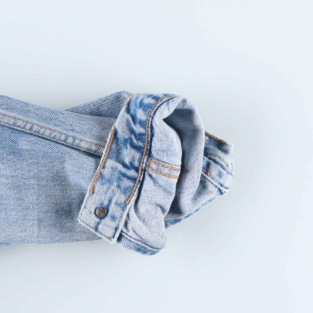 90'S Levi's 70503-0214 denim jacket, denim jacket, men's size L, vintage unclear blue type Vintage Second Hand