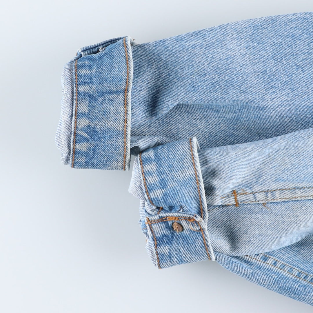 ~90'S Levi's denim jacket, denim jacket, made in the USA, men's size L, vintage cotton blue type Vintage Second Hand
