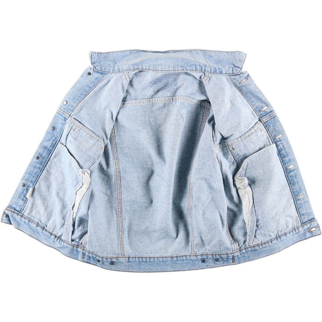 90'S Levi's 70507-4890 denim jacket, denim jacket, made in the USA, men's size L, vintage cotton blue type Vintage Second Hand