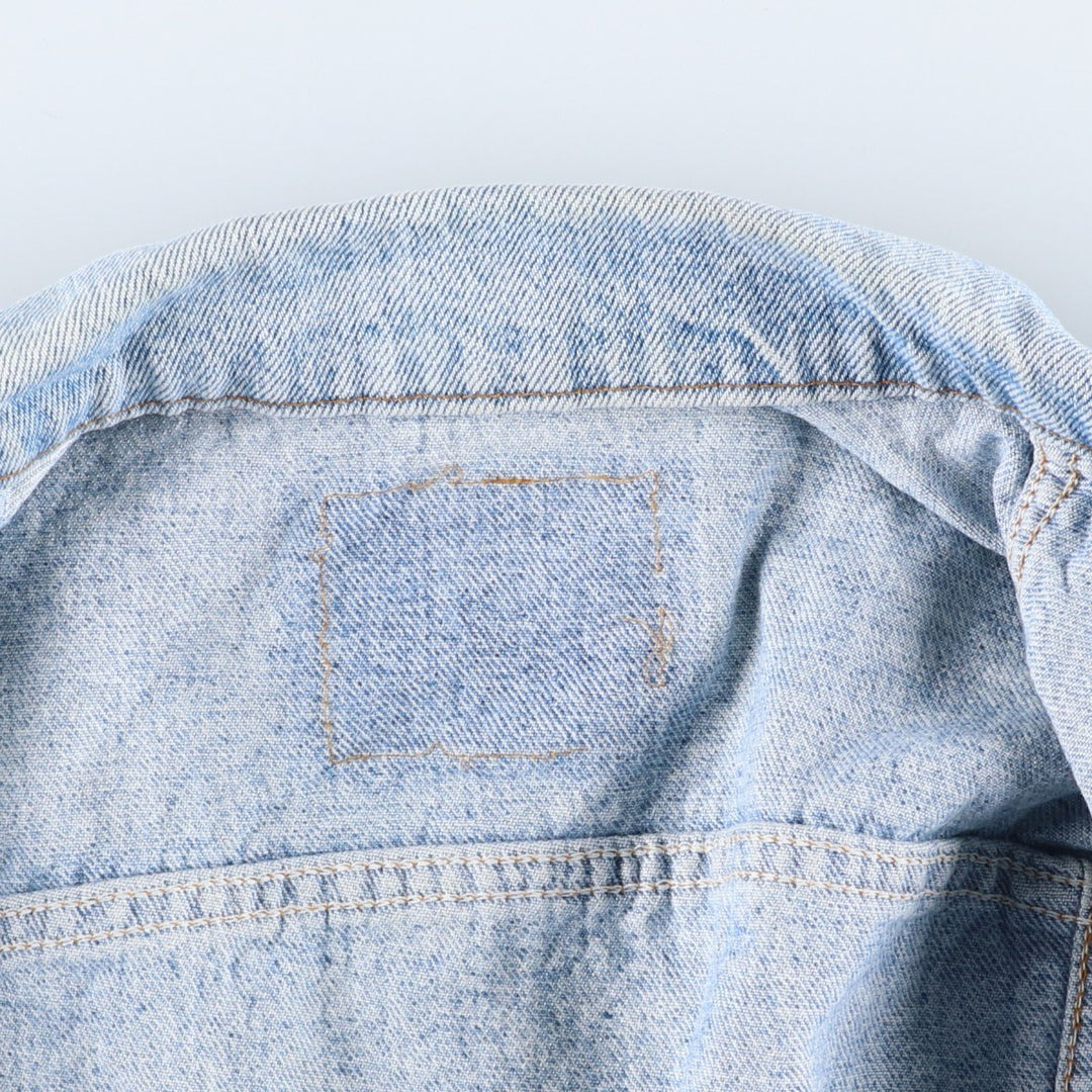 90'S Levi's 70507-4890 denim jacket, denim jacket, made in the USA, men's size L, vintage cotton blue type Vintage Second Hand