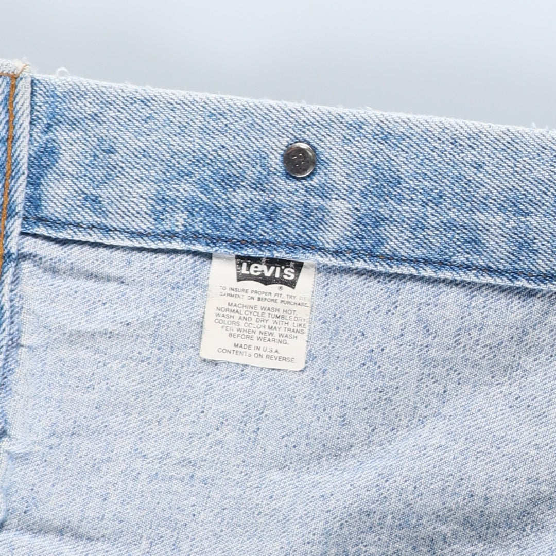 90'S Levi's 70507-4890 denim jacket, denim jacket, made in the USA, men's size L, vintage cotton blue type Vintage Second Hand