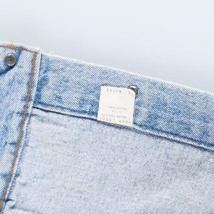 90'S Levi's 70507-4890 denim jacket, denim jacket, made in the USA, men's size L, vintage cotton blue type Vintage Second Hand