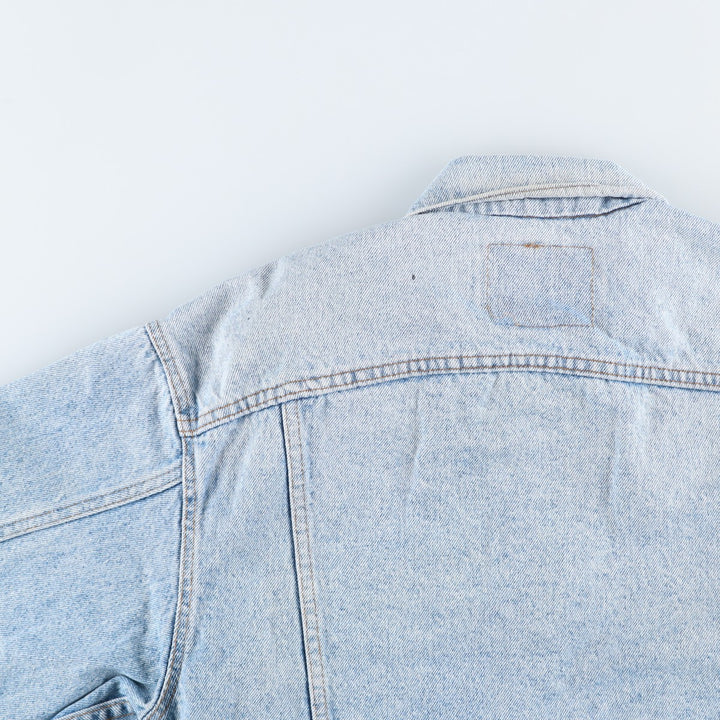 90'S Levi's 70507-4890 denim jacket, denim jacket, made in the USA, men's size L, vintage cotton blue type Vintage Second Hand