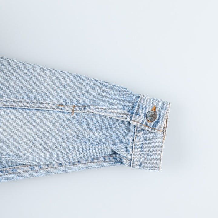 90'S Levi's 70507-4890 denim jacket, denim jacket, made in the USA, men's size L, vintage cotton blue type Vintage Second Hand