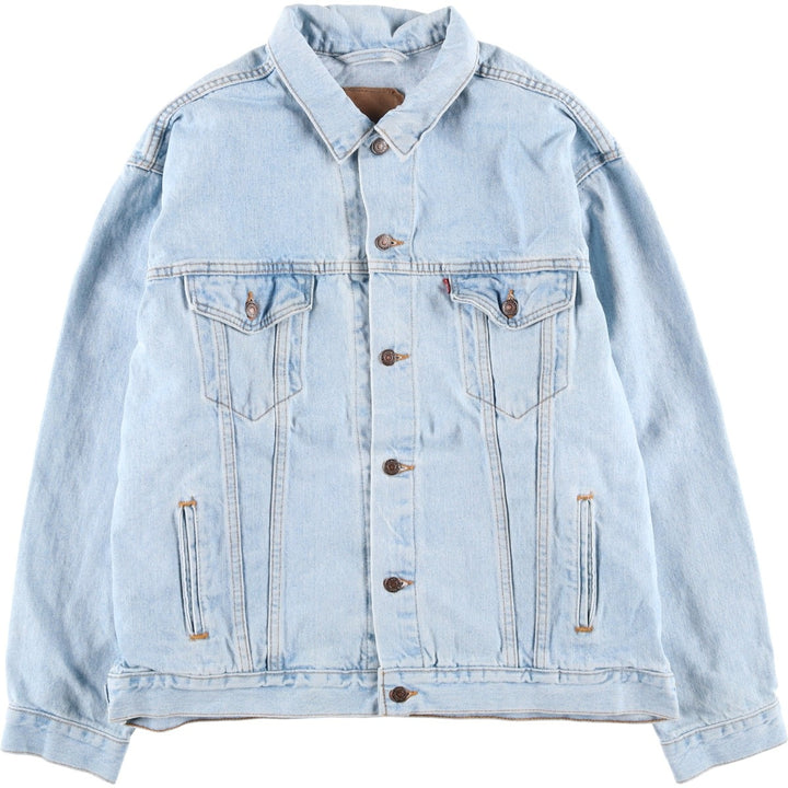 90'S Levi's denim jacket, denim jacket, made in the USA, men's XL size, vintage cotton blue type Vintage Second Hand