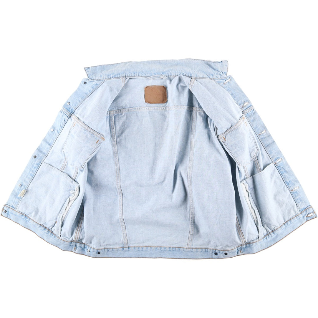 90'S Levi's denim jacket, denim jacket, made in the USA, men's XL size, vintage cotton blue type Vintage Second Hand