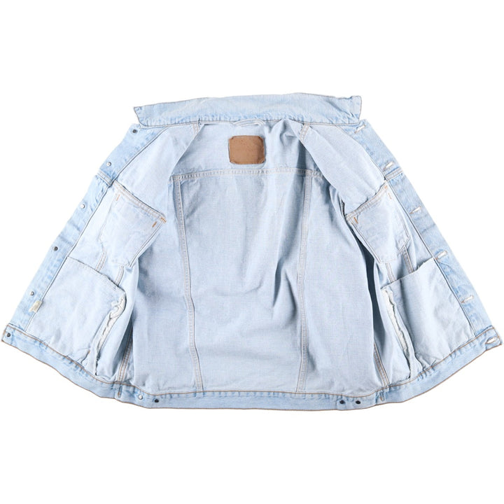 90'S Levi's denim jacket, denim jacket, made in the USA, men's XL size, vintage cotton blue type Vintage Second Hand